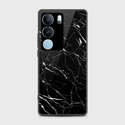 Vivo V29 Pro Cover- Black Marble Series - HQ Premium Shine Durable Shatterproof Case