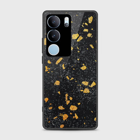 Vivo V29 Cover- Black Marble Series - HQ Premium Shine Durable Shatterproof Case