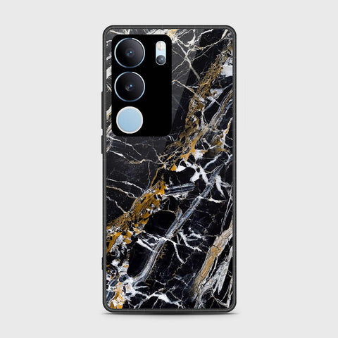 Vivo V29 Cover- Black Marble Series - HQ Premium Shine Durable Shatterproof Case