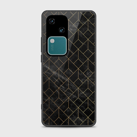 Vivo S18 Cover- Black Marble Series - HQ Premium Shine Durable Shatterproof Case