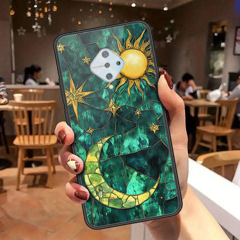 Vivo S1 Pro Cover - Celestial Starry Universe Series - HQ Ultra Shine Premium Infinity Glass Soft Silicon Borders Case