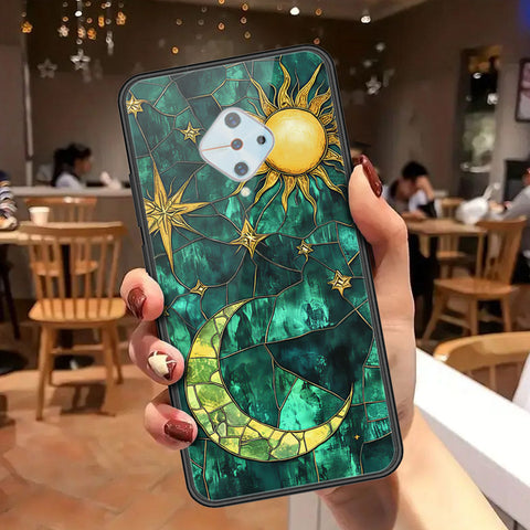 Vivo Y51 Cover - Celestial Starry Universe Series - HQ Ultra Shine Premium Infinity Glass Soft Silicon Borders Case