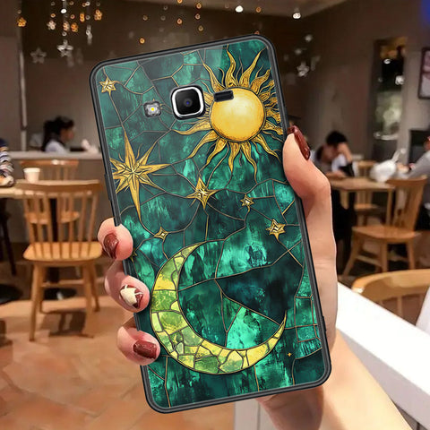 Samsung Galaxy Grand Prime Cover - Celestial Starry Universe Series - HQ Ultra Shine Premium Infinity Glass Soft Silicon Borders Case