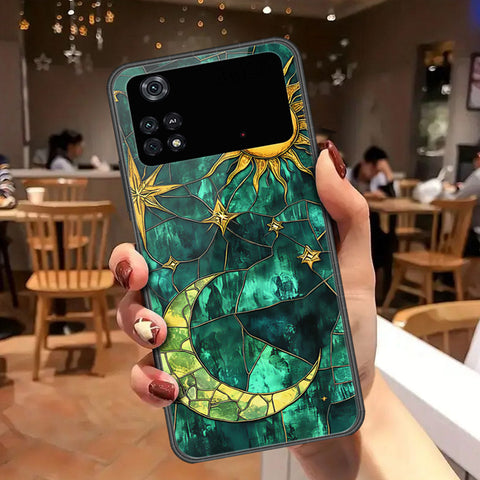 Xiaomi Poco M4 Pro Cover - Celestial Starry Universe Series - HQ Ultra Shine Premium Infinity Glass Soft Silicon Borders Case