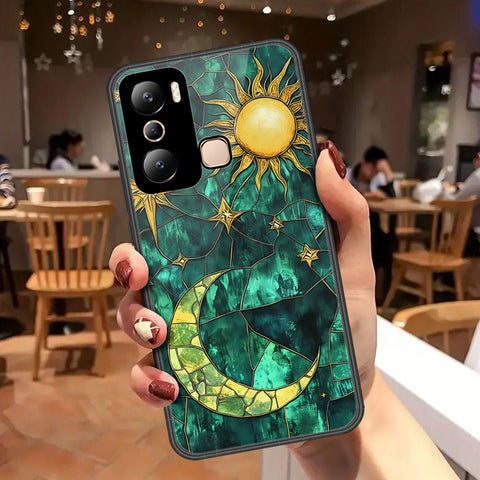 Infinix Hot 20i Cover - Celestial Starry Universe Series - HQ Ultra Shine Premium Infinity Glass Soft Silicon Borders Case