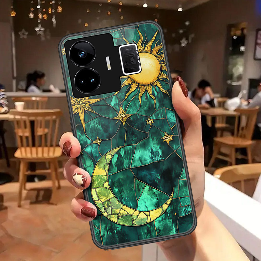 Realme GT Neo 5 Cover - Celestial Starry Universe Series - HQ Ultra Shine Premium Infinity Glass Soft Silicon Borders Case