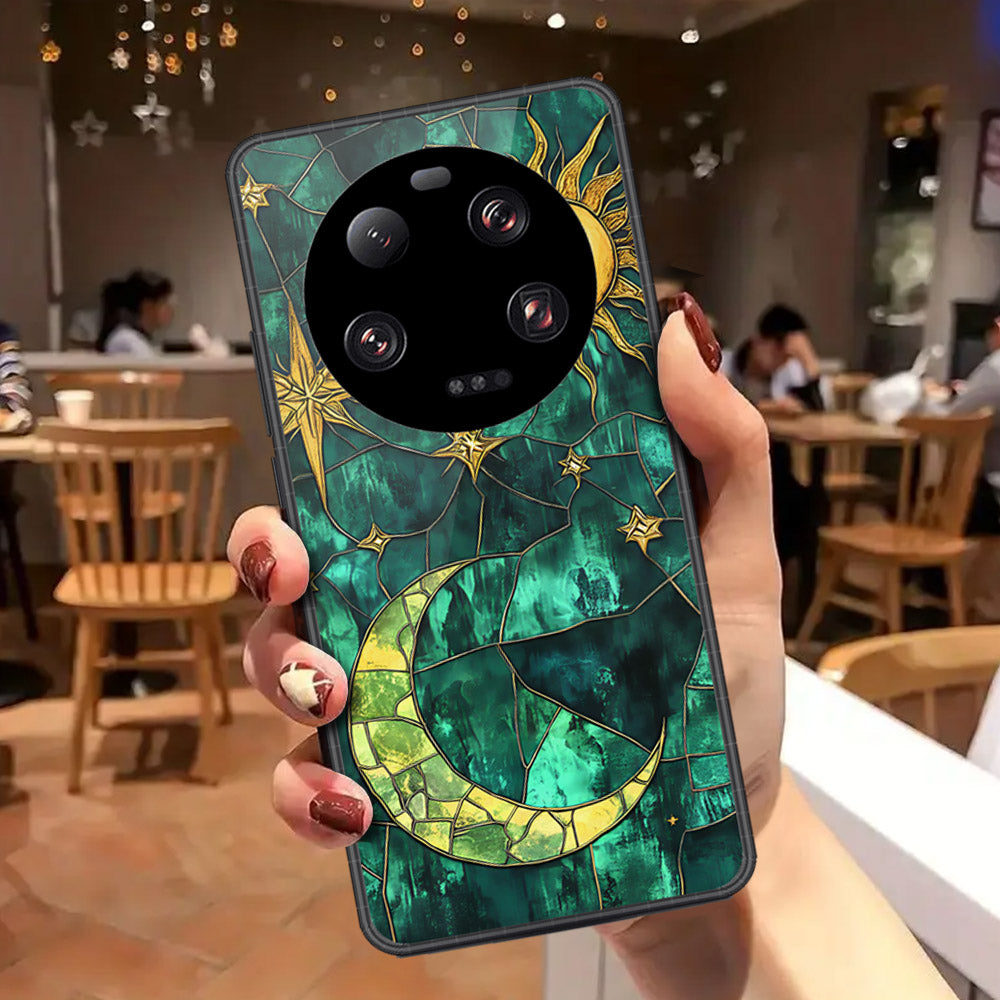 Xiaomi 13 Ultra Cover - Celestial Starry Universe Series - HQ Ultra Shine Premium Infinity Glass Soft Silicon Borders Case