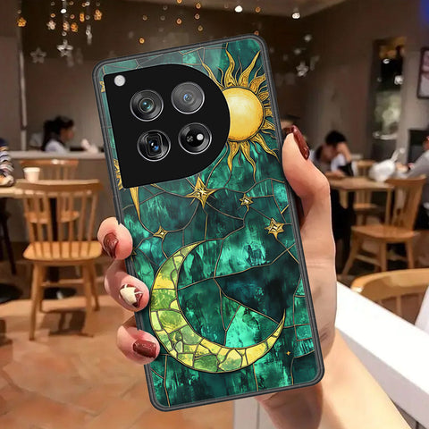 OnePlus 12 Cover - Celestial Starry Universe Series - HQ Ultra Shine Premium Infinity Glass Soft Silicon Borders Case