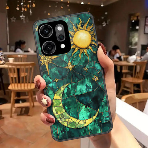 Oppo Reno 14 Pro Cover - Celestial Starry Universe Series - HQ Ultra Shine Premium Infinity Glass Soft Silicon Borders Case