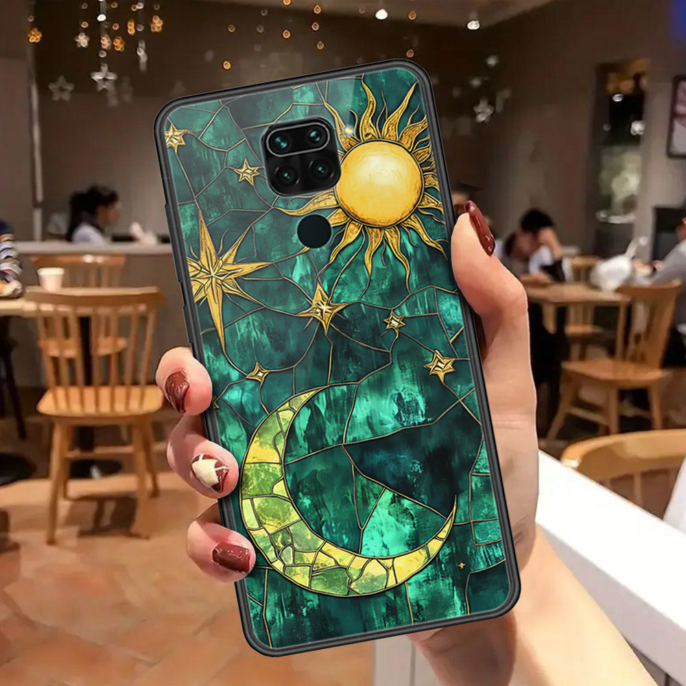 Xiaomi Redmi Note 9 Cover - Celestial Starry Universe Series - HQ Ultra Shine Premium Infinity Glass Soft Silicon Borders Case