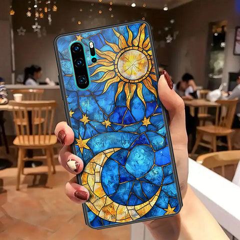 Huawei P30 Pro Cover - Celestial Starry Universe Series - HQ Ultra Shine Premium Infinity Glass Soft Silicon Borders Case