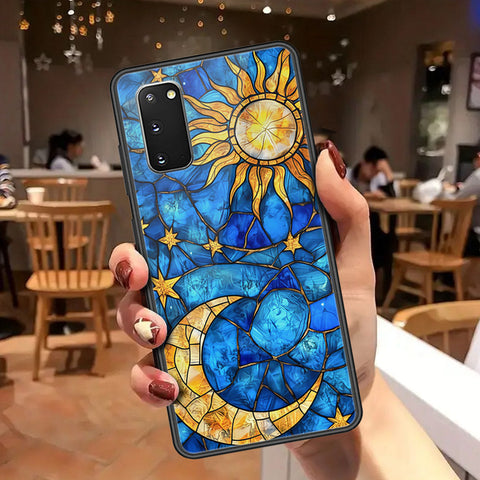 Samsung Galaxy S20 Plus Cover - Celestial Starry Universe Series - HQ Ultra Shine Premium Infinity Glass Soft Silicon Borders Case