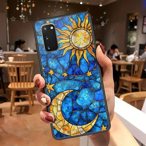 Samsung Galaxy S20 Cover - Celestial Starry Universe Series - HQ Ultra Shine Premium Infinity Glass Soft Silicon Borders Case
