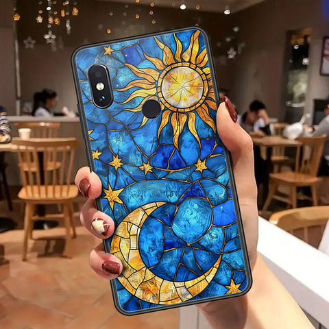Xiaomi Redmi Note 5 Pro Cover - Celestial Starry Universe Series - HQ Ultra Shine Premium Infinity Glass Soft Silicon Borders Case