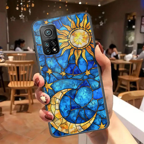 Xiaomi Mi 10T Pro Cover - Celestial Starry Universe Series - HQ Ultra Shine Premium Infinity Glass Soft Silicon Borders Case