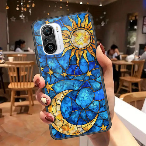 Xiaomi Redmi K40 Cover - Celestial Starry Universe Series - HQ Ultra Shine Premium Infinity Glass Soft Silicon Borders Case