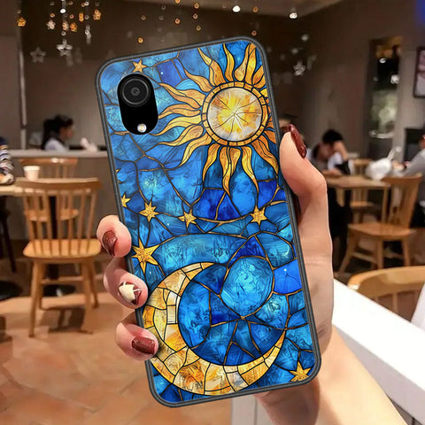 Samsung Galaxy A03 Core Cover - Celestial Starry Universe Series - HQ Ultra Shine Premium Infinity Glass Soft Silicon Borders Case