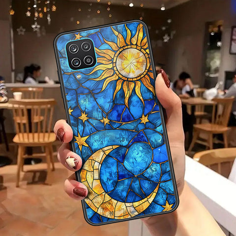 Samsung Galaxy A12 Nacho Cover - Celestial Starry Universe Series - HQ Ultra Shine Premium Infinity Glass Soft Silicon Borders Case