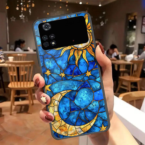 Xiaomi Poco M4 Pro Cover - Celestial Starry Universe Series - HQ Ultra Shine Premium Infinity Glass Soft Silicon Borders Case