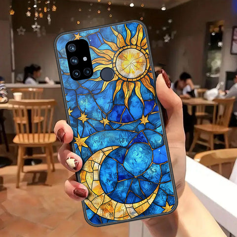 OnePlus Nord N10 Cover - Celestial Starry Universe Series - HQ Ultra Shine Premium Infinity Glass Soft Silicon Borders Case