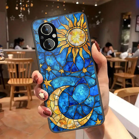 OnePlus Nord N20 5G Cover - Celestial Starry Universe Series - HQ Ultra Shine Premium Infinity Glass Soft Silicon Borders Case