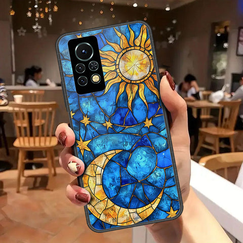 Infinix Note 11s Cover - Celestial Starry Universe Series - HQ Ultra Shine Premium Infinity Glass Soft Silicon Borders Case