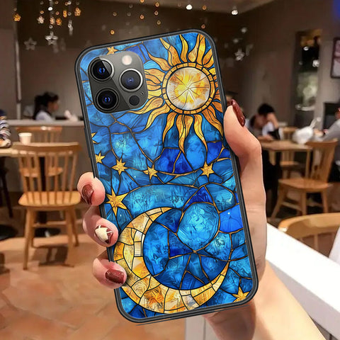 Infinix Hot 10s Cover - Celestial Starry Universe Series - HQ Ultra Shine Premium Infinity Glass Soft Silicon Borders Case