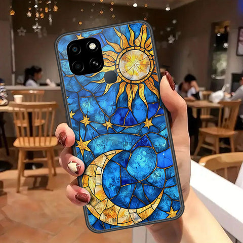 Infinix Smart 6 Cover - Personalized Alphabet Series Series - HQ Ultra Shine Premium Infinity Glass Soft Silicon Borders Cas