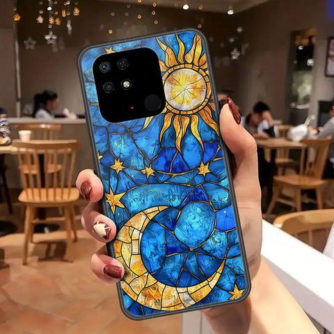 Xiaomi Redmi 10C Cover - Celestial Starry Universe Series - HQ Ultra Shine Premium Infinity Glass Soft Silicon Borders Case