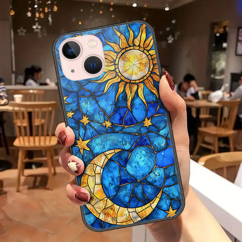 iPhone 14 Pro Cover - Celestial Starry Universe Series - HQ Ultra Shine Premium Infinity Glass Soft Silicon Borders Case