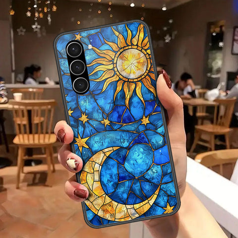 Samsung Galaxy S23 5G Cover - Celestial Starry Universe Series - HQ Ultra Shine Premium Infinity Glass Soft Silicon Borders Case