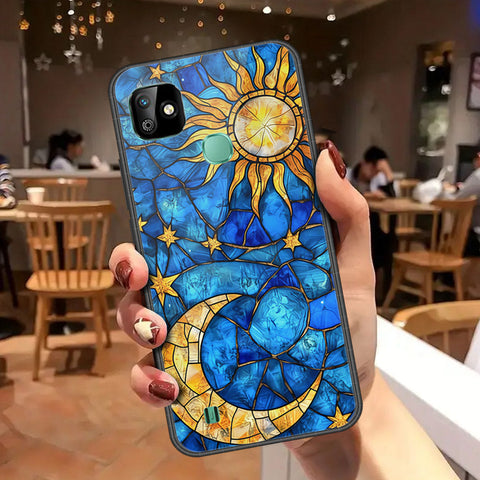 Infinix Smart HD 2021 Cover - Celestial Starry Universe Series - HQ Ultra Shine Premium Infinity Glass Soft Silicon Borders Case