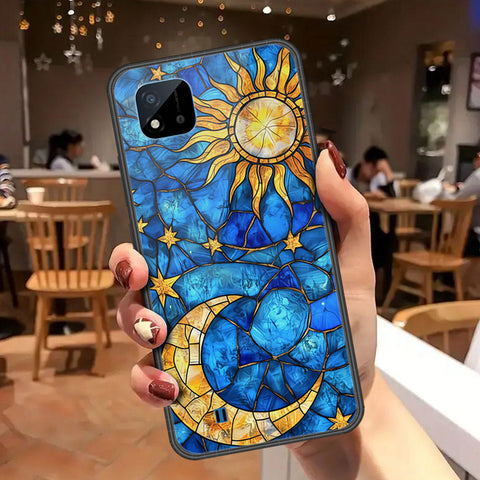 Realme C20 Cover - Celestial Starry Universe Series - HQ Ultra Shine Premium Infinity Glass Soft Silicon Borders Case