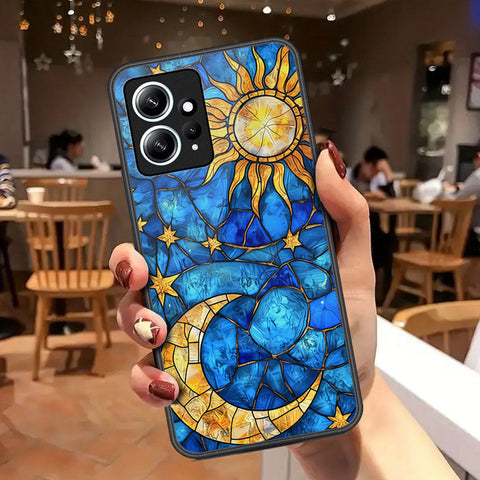Xiaomi Redmi Note 12 4G Cover - Celestial Starry Universe Series - HQ Ultra Shine Premium Infinity Glass Soft Silicon Borders Case