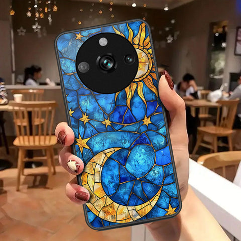 Realme 11 Pro Cover - Celestial Starry Universe Series - HQ Ultra Shine Premium Infinity Glass Soft Silicon Borders Case