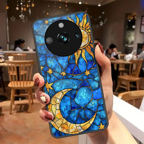 Realme 11 Pro Plus Cover - Celestial Starry Universe Series - HQ Ultra Shine Premium Infinity Glass Soft Silicon Borders Case