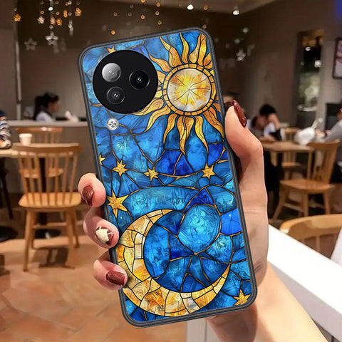 Xiaomi Civi 3 Cover - Celestial Starry Universe Series - HQ Ultra Shine Premium Infinity Glass Soft Silicon Borders Case