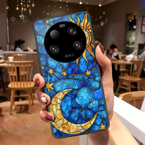 Xiaomi 13 Ultra Cover - Celestial Starry Universe Series - HQ Ultra Shine Premium Infinity Glass Soft Silicon Borders Case