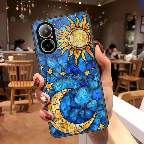 Realme C67 4G Cover - Celestial Starry Universe Series - HQ Ultra Shine Premium Infinity Glass Soft Silicon Borders Case