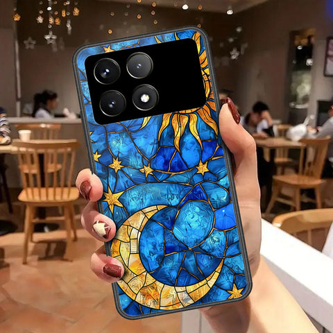 Xiaomi Poco F6 Pro Cover - Celestial Starry Universe Series - HQ Ultra Shine Premium Infinity Glass Soft Silicon Borders Case