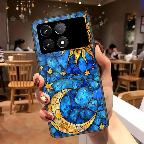 Xiaomi Poco X6 Pro Cover - Celestial Starry Universe Series - HQ Ultra Shine Premium Infinity Glass Soft Silicon Borders Case