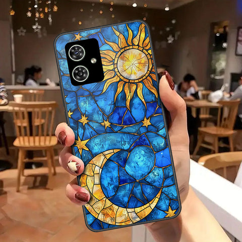 Motorola Moto G54 Cover - Celestial Starry Universe Series - HQ Ultra Shine Premium Infinity Glass Soft Silicon Borders Case