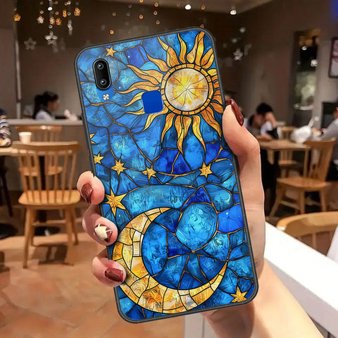 Vivo Y91i Cover - Celestial Starry Universe Series - HQ Ultra Shine Premium Infinity Glass Soft Silicon Borders Case