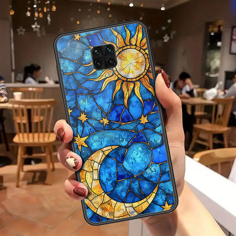 Xiaomi Redmi Note 9S Cover - Celestial Starry Universe Series - HQ Ultra Shine Premium Infinity Glass Soft Silicon Borders Case
