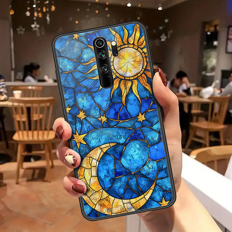 Xiaomi Redmi Note 8 Pro Cover - Celestial Starry Universe Series - HQ Ultra Shine Premium Infinity Glass Soft Silicon Borders Case