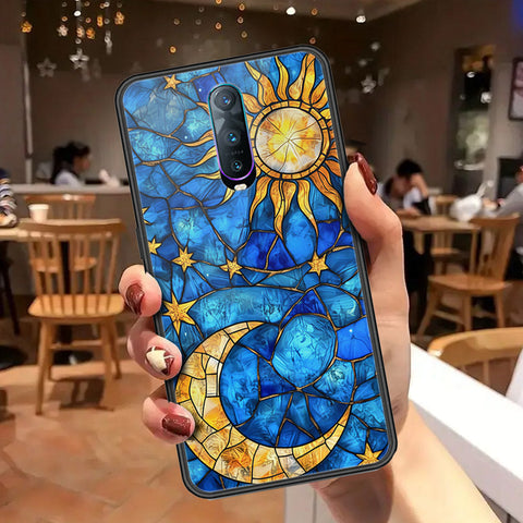OPPO R17 Pro Cover - Celestial Starry Universe Series - HQ Ultra Shine Premium Infinity Glass Soft Silicon Borders Case