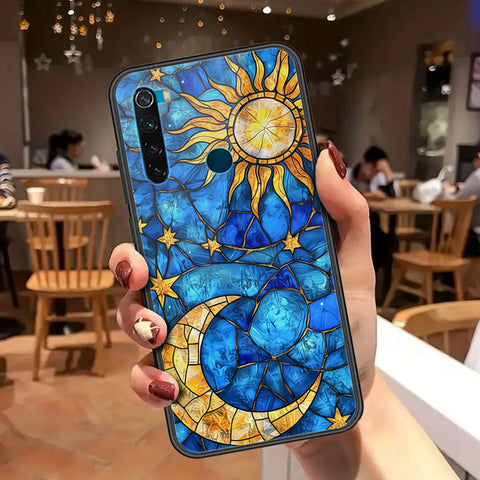 Xiaomi Redmi Note 8 Cover - Celestial Starry Universe Series - HQ Ultra Shine Premium Infinity Glass Soft Silicon Borders Case