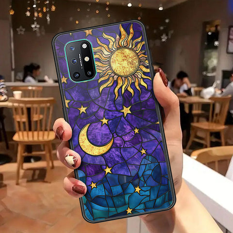 OnePlus 8T Cover - Celestial Starry Universe Series - HQ Ultra Shine Premium Infinity Glass Soft Silicon Borders Case
