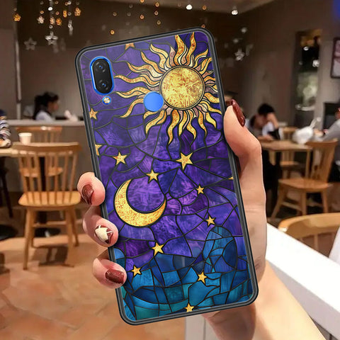 Huawei Nova 3i  Cover - Celestial Starry Universe Series - HQ Ultra Shine Premium Infinity Glass Soft Silicon Borders Case