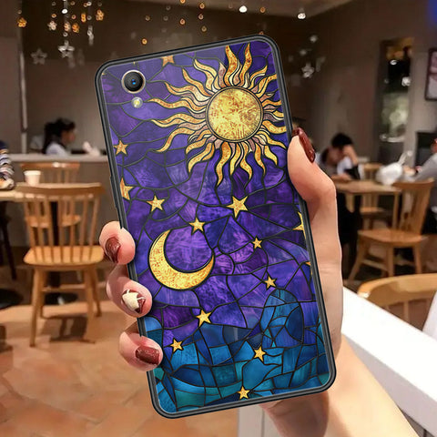 Oppo A37 Cover - Celestial Starry Universe Series - HQ Ultra Shine Premium Infinity Glass Soft Silicon Borders Case